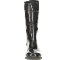 Damen Wasserdichte Gummistiefel Winterstiefel Gefüttert Leopard - Braun -Schuhgeschäft 10238663 04