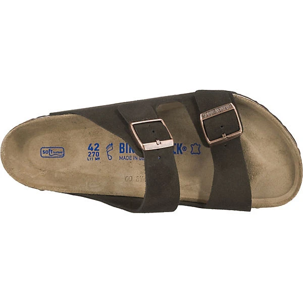 Arizona Weichbettung Veloursleder Pantoletten normal Birkenstock Arizona Weichbettung Veloursleder Pantoletten Normal -Schuhgeschäft 10491534 06