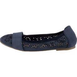 Klassische Ballerinas - Dunkelblau 4 Klassische Ballerinas - Dunkelblau -Schuhgeschäft 12820874 03