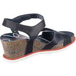 Panama Jack Vieri Navy Keilsandaletten - Dunkelblau -Schuhgeschäft 14017818 05