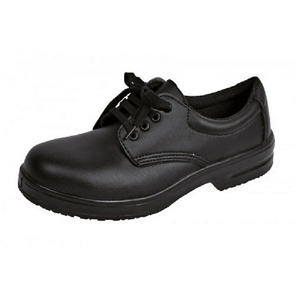 Herren rutschhemmender Küchenschnürschuh S2 Stahlkappe, Arbeitsclogs - schwarz Herren Rutschhemmender Küchenschnürschuh S2 Stahlkappe, Arbeitsclogs - Schwarz -Schuhgeschäft 14521085 01