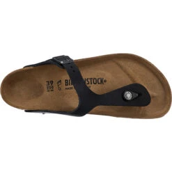 Birkenstock Gizeh Nubukleder Geölt Zehentrenner Normal - Schwarz Modell 1 -Schuhgeschäft 17535688 06