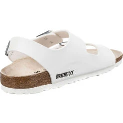 Birkenstock Milano Bs Komfort-Sandalen Schmal - Weiß -Schuhgeschäft 17536205 05