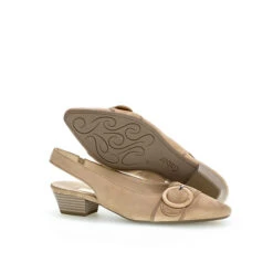 Gabor Slingpumps Rauleder Beige Sling-Pumps - Beige -Schuhgeschäft 19580563 05