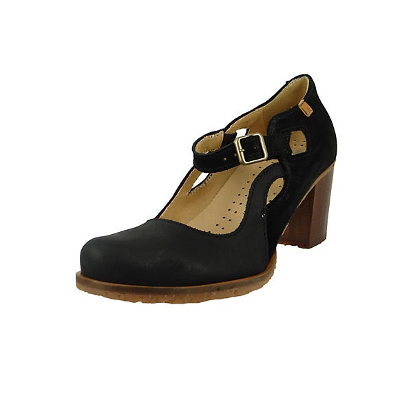 Damen Hochfrontpumps Pumps Picot N5114 Schwarz Black Leder Klassische Pumps - schwarz El Naturalista Damen Hochfrontpumps Pumps Picot N5114 Schwarz Black Leder Klassische Pumps - Schwarz -Schuhgeschäft 20006890 02