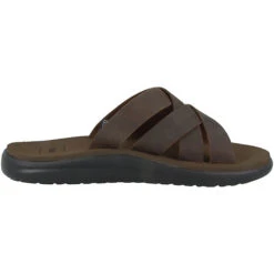 Teva Voya Slide Leather Pantolette Herren Pantoletten - Braun -Schuhgeschäft 21056035 03