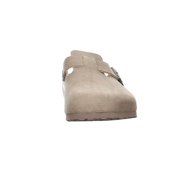 Boston Veloursleder Vegan Pantoletten normal - taupe Birkenstock Boston Veloursleder Vegan Pantoletten Normal - Taupe -Schuhgeschäft 21638651 04