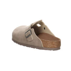 Birkenstock Boston Veloursleder Vegan Pantoletten Normal - Taupe 6 Birkenstock Boston Veloursleder Vegan Pantoletten Normal - Taupe -Schuhgeschäft 21638651 05