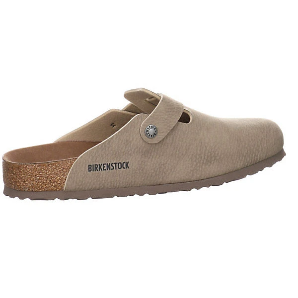Boston Veloursleder Vegan Pantoletten normal - taupe Birkenstock Boston Veloursleder Vegan Pantoletten Normal - Taupe -Schuhgeschäft 21638651 08