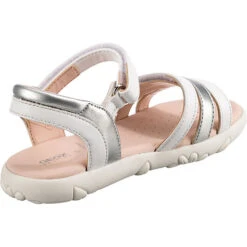 Geox Sandalen HAITI Für Mädchen - Weiß-kombi 5 Geox Sandalen HAITI Für Mädchen - Weiß-kombi -Schuhgeschäft 22986081 05