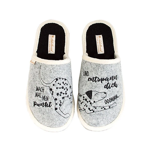 Entspann Dich Filzpantoffel - grau Entspann Dich Filzpantoffel - Grau -Schuhgeschäft 24513420 01