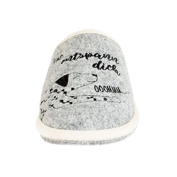 Entspann Dich Filzpantoffel - grau Entspann Dich Filzpantoffel - Grau -Schuhgeschäft 24513420 03