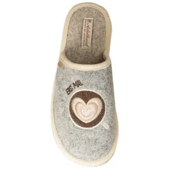 Erst Mal Kaffee Filzpantoffel - Grau 4 Erst Mal Kaffee Filzpantoffel - Grau -Schuhgeschäft 24513439 03