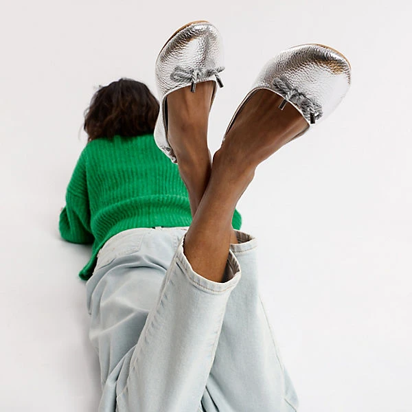 Insel Fashion Ballerinas - silber Insel Fashion Ballerinas - Silber -Schuhgeschäft 27152594 02