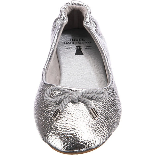 Insel Fashion Ballerinas - silber Insel Fashion Ballerinas - Silber -Schuhgeschäft 27152594 04