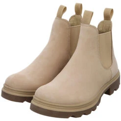 ECCO Grainer Chelsea Boots Veloursleder Uni Chelsea Boots - Beige -Schuhgeschäft 27535782 10
