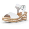 Gabor Keilsandaletten 24.651.21 Riemchensandalen - Weiß -Schuhgeschäft 28363885 01