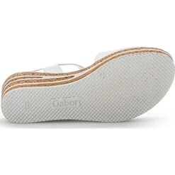 Gabor Keilsandaletten 24.651.21 Riemchensandalen - Weiß -Schuhgeschäft 28363885 07